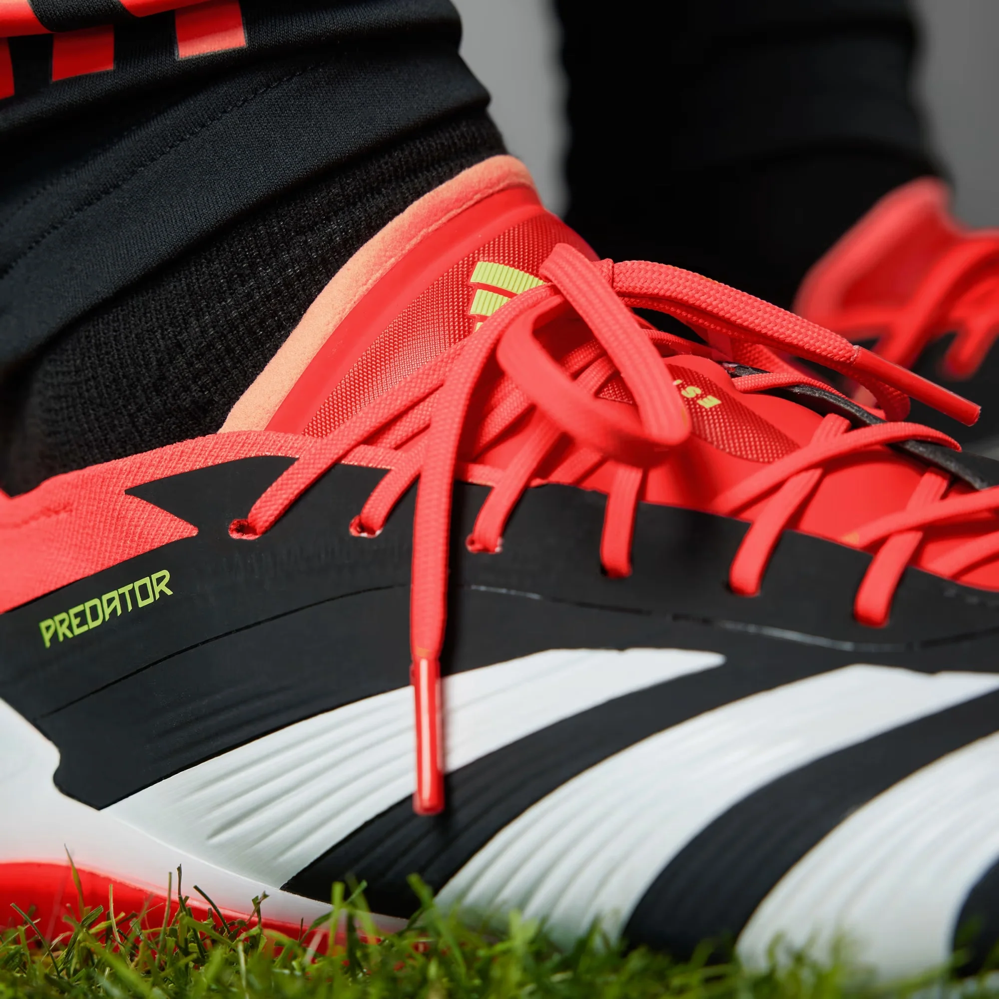 Predator Elite Low FG [Core Black/White/Solar Red] - Image 4