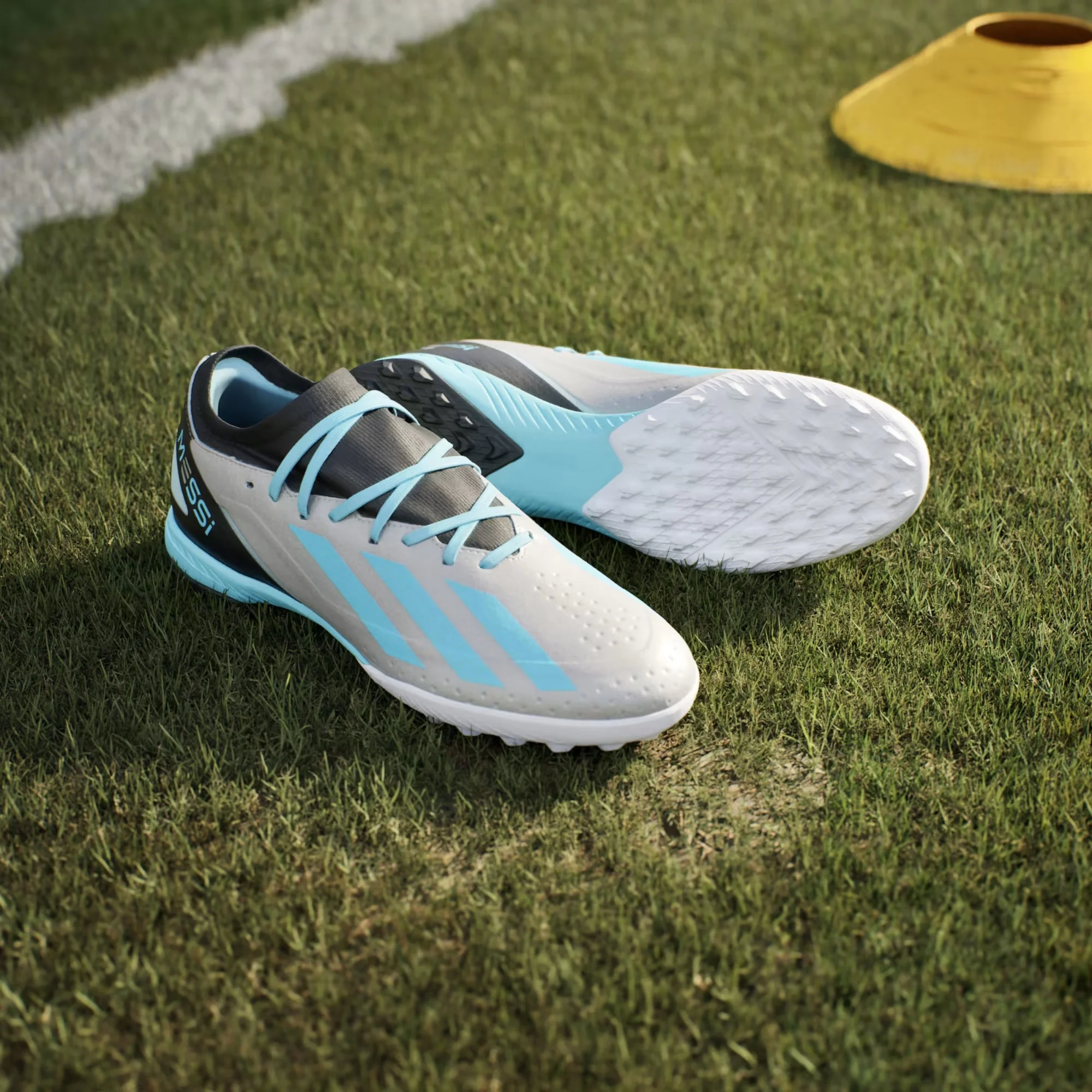 X Crazyfast Messi.3 TF [Silver Met/Bliss Blue] - Image 7